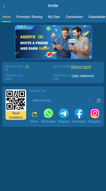 wc777 game referral interface