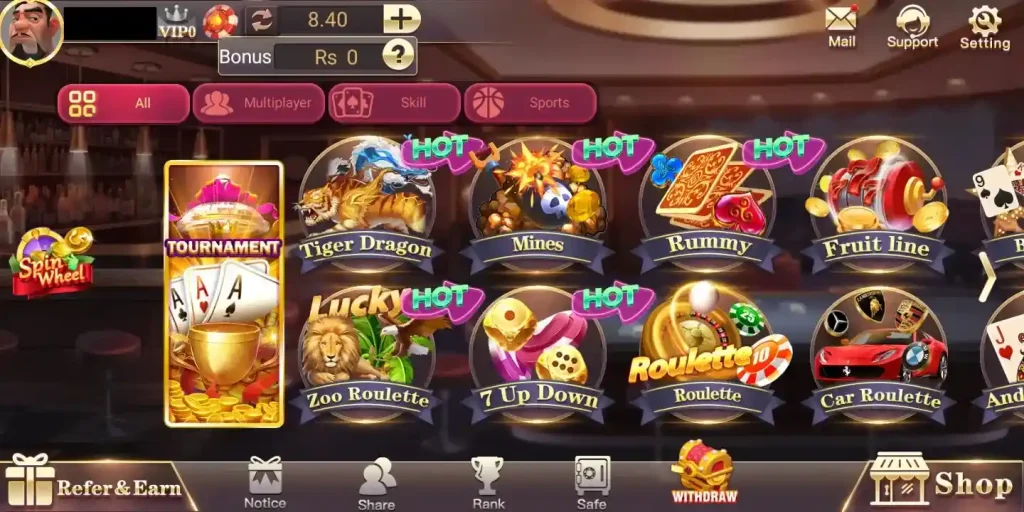 Teen Patti blue game screenshot 